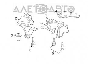 Датчик наклона кузова задний Mazda3 MPS 09-13