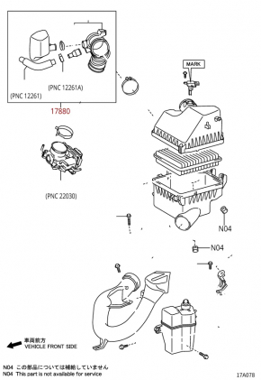 Воздуховод Toyota Rav4 06-12
