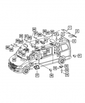 Рульова тяга з наконечником ліва Jeep Compass 11-16