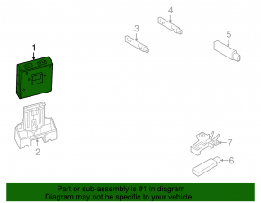 Keyless Control Module Audi Q3 83A 19-25