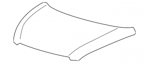 Капот голый Chevrolet Spark 17-22