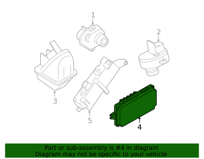 Camera Control Module BMW 5 F10 11-17