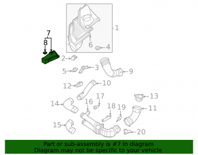 Воздухоприемник левый BMW 2 G42 22-26 3.0T S58