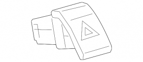 Кнопка аварийки Toyota Rav4 19-24