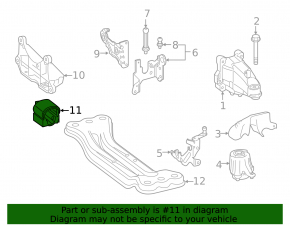Подушка АКПП Mercedes C-class W205 350e 16-18 2.0, RWD