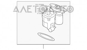 Топливный насос бензонасос Mini Cooper F56 3d 14- 1.5t