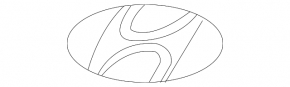 Центральный колпачок на диск Hyundai Santa Fe 24-26