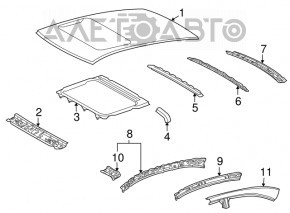 Люк в сборе Lexus Hs250h 10-12