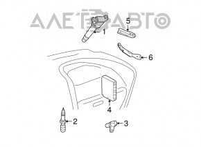 Блок ECU компьютер двигателя Lexus ES350 07-07