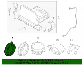 Динамик дверной передний левый Kia Forte 19-24 Harman Kardon