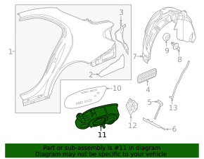Корпус лючка бензобака Mercedes W213 E 300/350 17-23