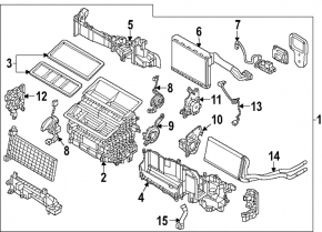 Клапан печки кондиционера Mazda CX-90 24-26