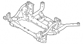 Підрамник передній Land Rover Range Rover Velar 18-26