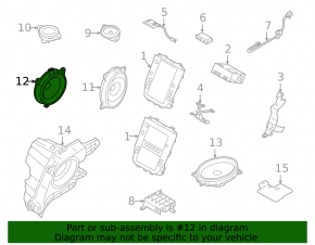 Динамик задний левый Subaru Outback 20-23 harman kardon