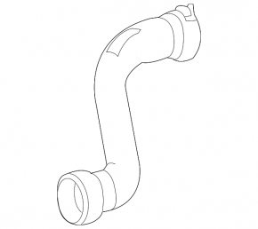 Патрубок охлаждения верхний Mercedes C-class W205 300 19-21