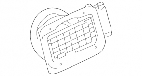 Корпус лючка бензобака BMW 3 F30 4d 12-18