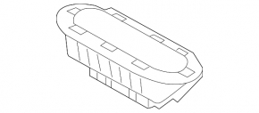 Подушка безпеки Airbag пасажирська в торпеді Land Rover Range Rover Velar 18-20