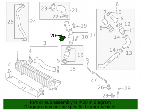 Клапан інтеркулера вакуумний Hyundai Elantra AD 17-20 1.6T GT