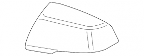 Крышка бокового зеркала правая BMW X1 F48 16-22 верхняя