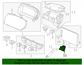 Датчик температуры воздуха в салоне Honda Civic XI FE/FL 22-26