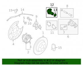 Мотор суппорта заднего левый Ford Escape MK4 20-26