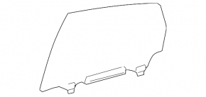 Стекло двери задней левой Toyota Prius 20 04-09