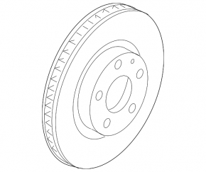Диск тормозной передний правый Mazda CX-3 16-21 295/25мм