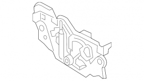 Замок капота Ford Focus mk3 11-18