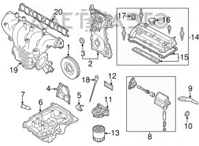 Крышка маслозаливной горловины Mazda CX-5 17-25