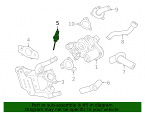 Датчик EGR Kia K5 21-24 1.6T