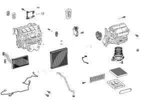 Випарник Toyota Camry v70 18-