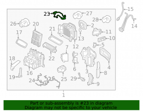 Трубка охлаждения турбины верхняя Volvo XC60 22-26 B5