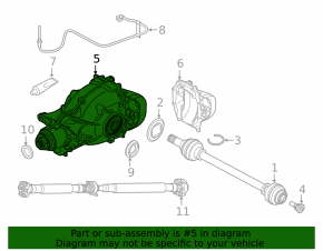 Задній диференціал редуктор BMW X5 G05 24-26 3.0T AWD