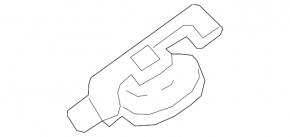 Пищалка передней стойки правая Audi A6 C8 19-25 Bang and Olufsen