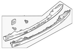 Ліхтар центральний Nissan Ariya 23-26