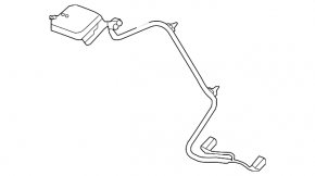 Gps navigation system antenna Infiniti QX50 20-25