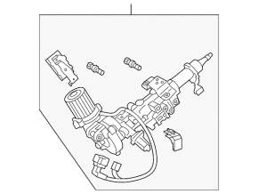 Рульова колонка Lexus RX350 RX450h 10-15 стукає