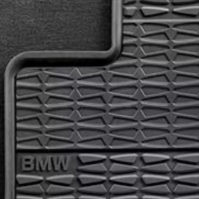 Комплект ковриков салона резина BMW X3 F25 15-17 черная, потерты
