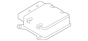 Модуль srs airbag компьютер подушек безопасности Audi Q3 83A 19-25