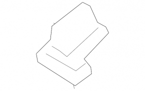 Крючок крепления водительского козырька Mitsubishi Outlander 22-26 серый
