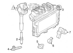 Map Sensor BMW X2 F39 18-23 B46 с корпусом