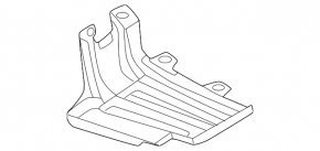 Защита задняя правая VW Jetta 19-26 потерта