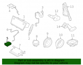 USB Hub Subaru Legacy 15-17 тип2