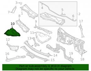 Накладка склянки права Mazda CX-90 25-26