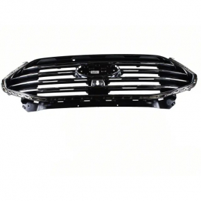 Решетка радиатора grill Ford Edge 19-24 в сборе со значком, под камеру, песок