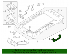 Ручка потолка передняя правая Audi Q5 80A 19-24 серая