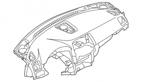 Торпедо передня панель без AIRBAG Mazda CX-5 13-16