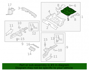 Корыто багажника Ford Escape MK4 20-23