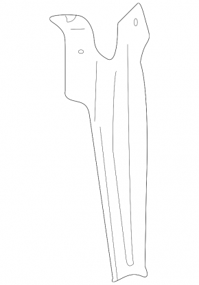 Планка замка капота Lexus IS200 IS300 99-05