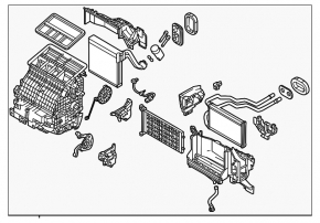 Печка в сборе кондиционер Mazda CX-50 23-26 auto